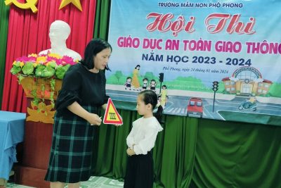 Hội thi “Giáo dục an toàn giao thông” cấp trường năm học 2023 – 2024