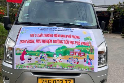 Hoạt động thăm quan, trải nghiệm tại Trường Tiểu học.